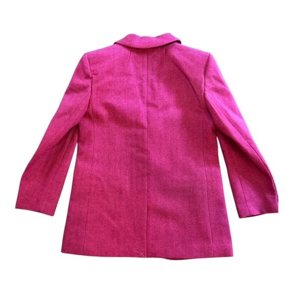 J. Crew Factory Petite relaxed one-button blazer in Magenta Grape NWT - Picture 5 of 6